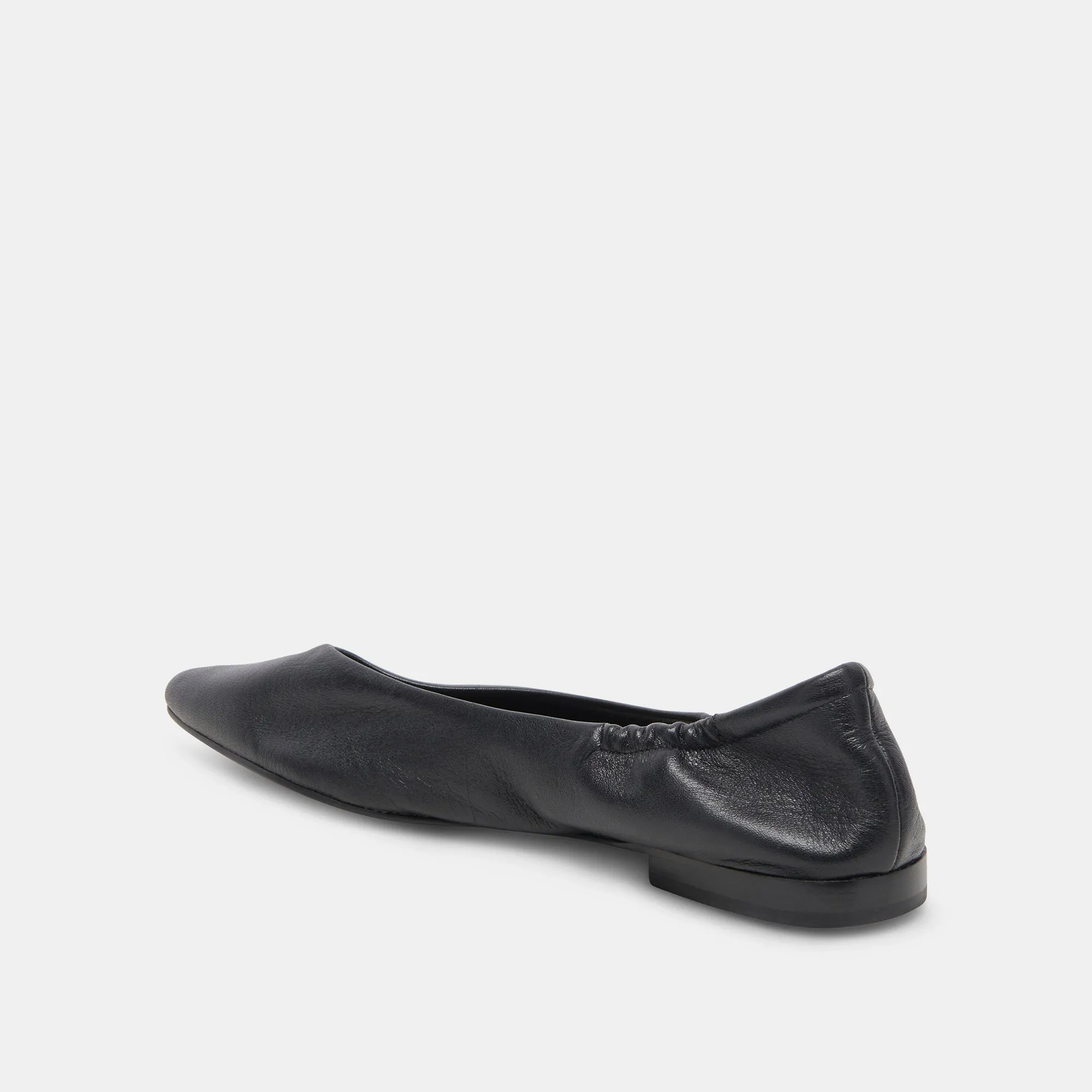 NADAV BALLET FLATS BLACK LEATHER