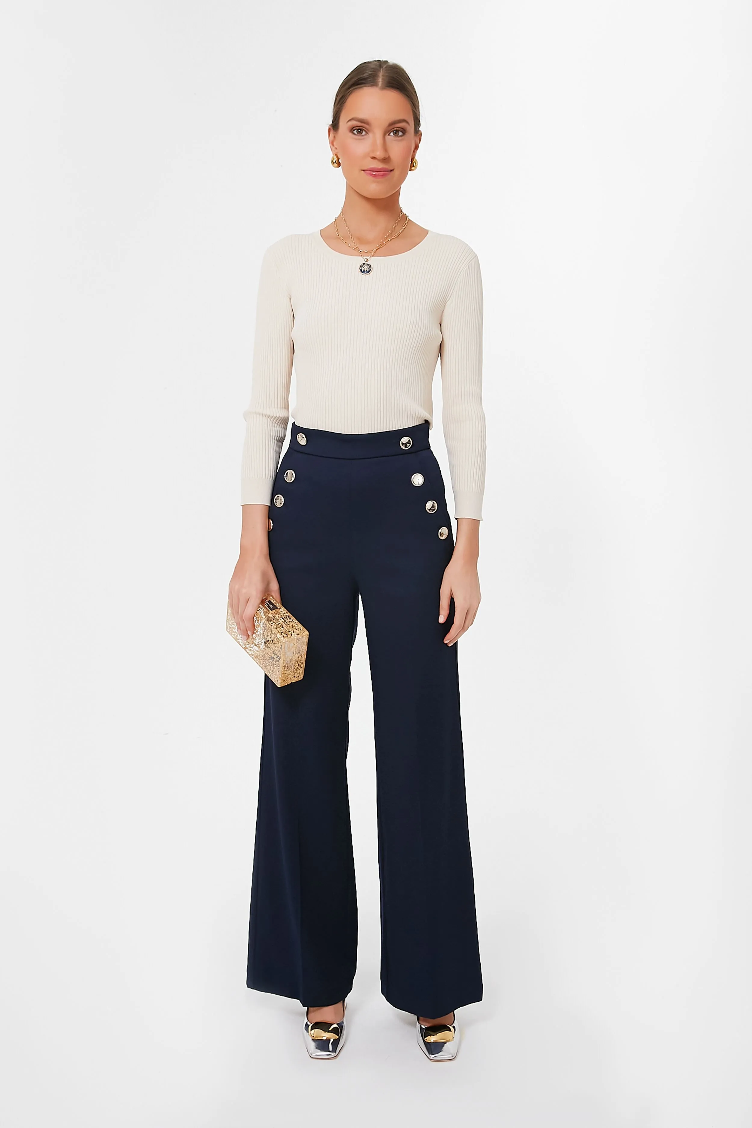 Navy Himare Trousers