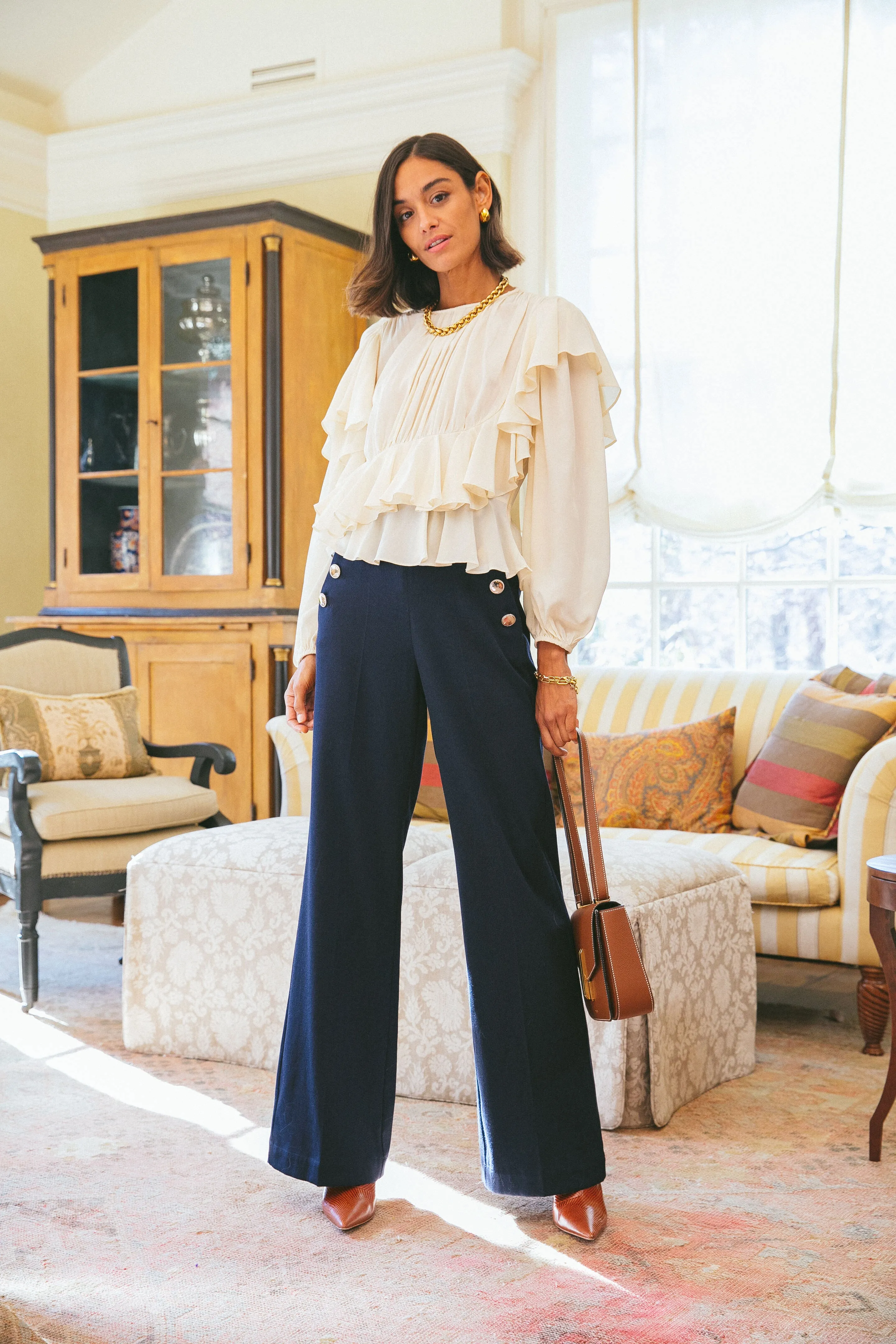 Navy Himare Trousers