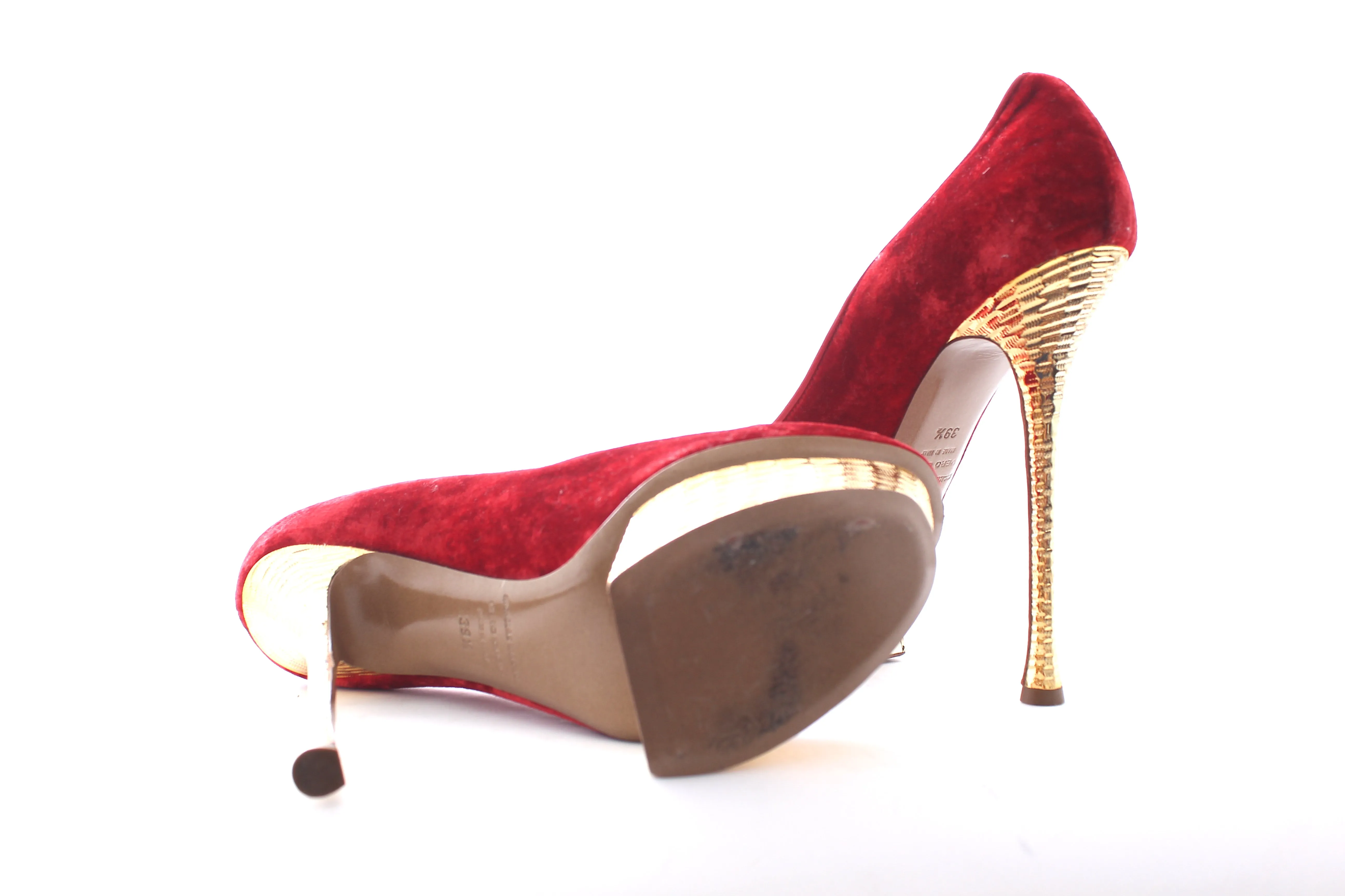 Nicholas Kirkwood Velvet Platform Pumps