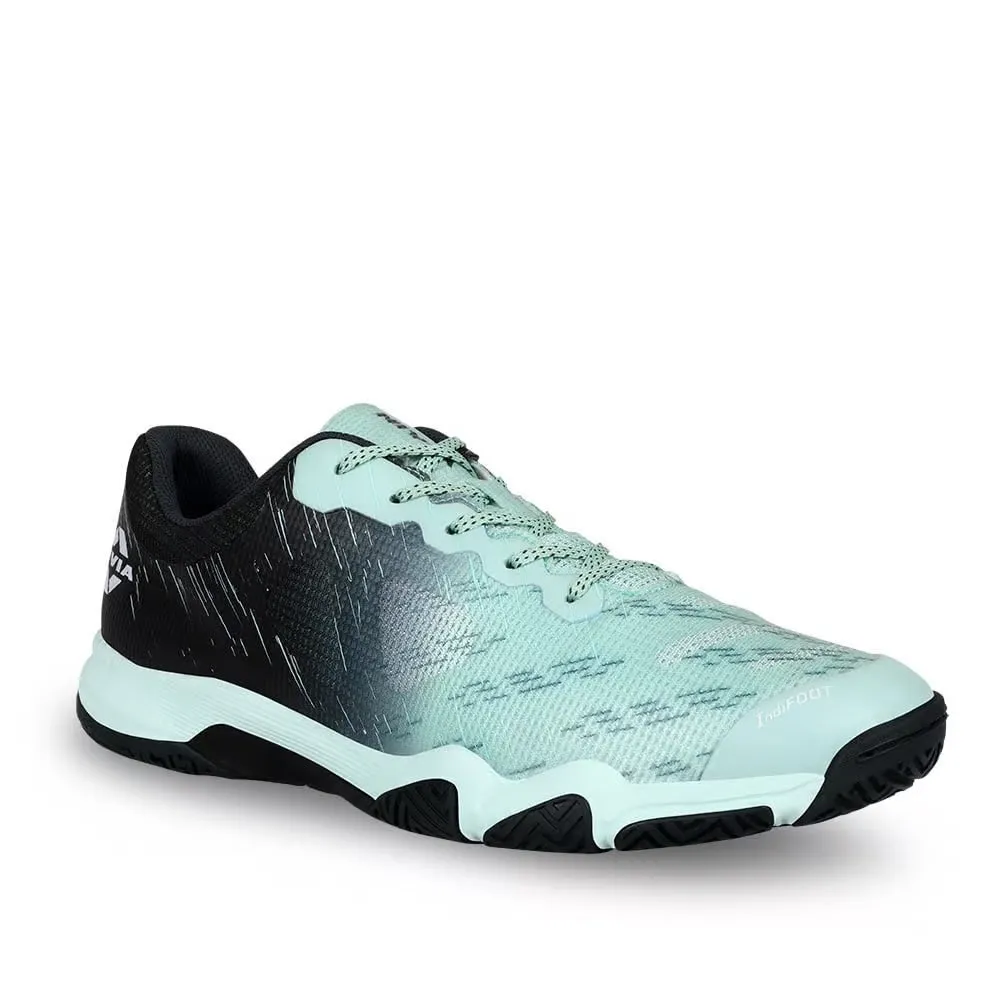 Nivia Verdict Badminton Non Marking Shoes (Aqua Blue)