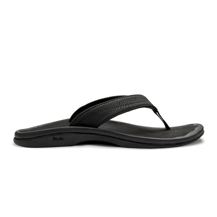 OluKai Women's 'Ohana Black/Black