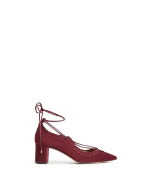 Pembridge Mid Heel - Ruby