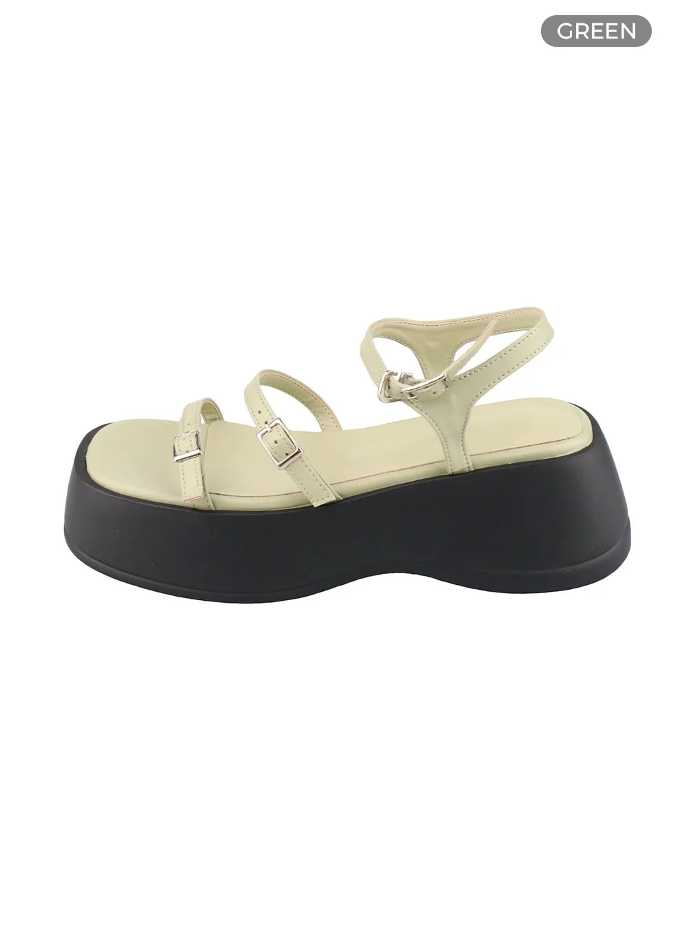 Platform Buckle Sandals CY423