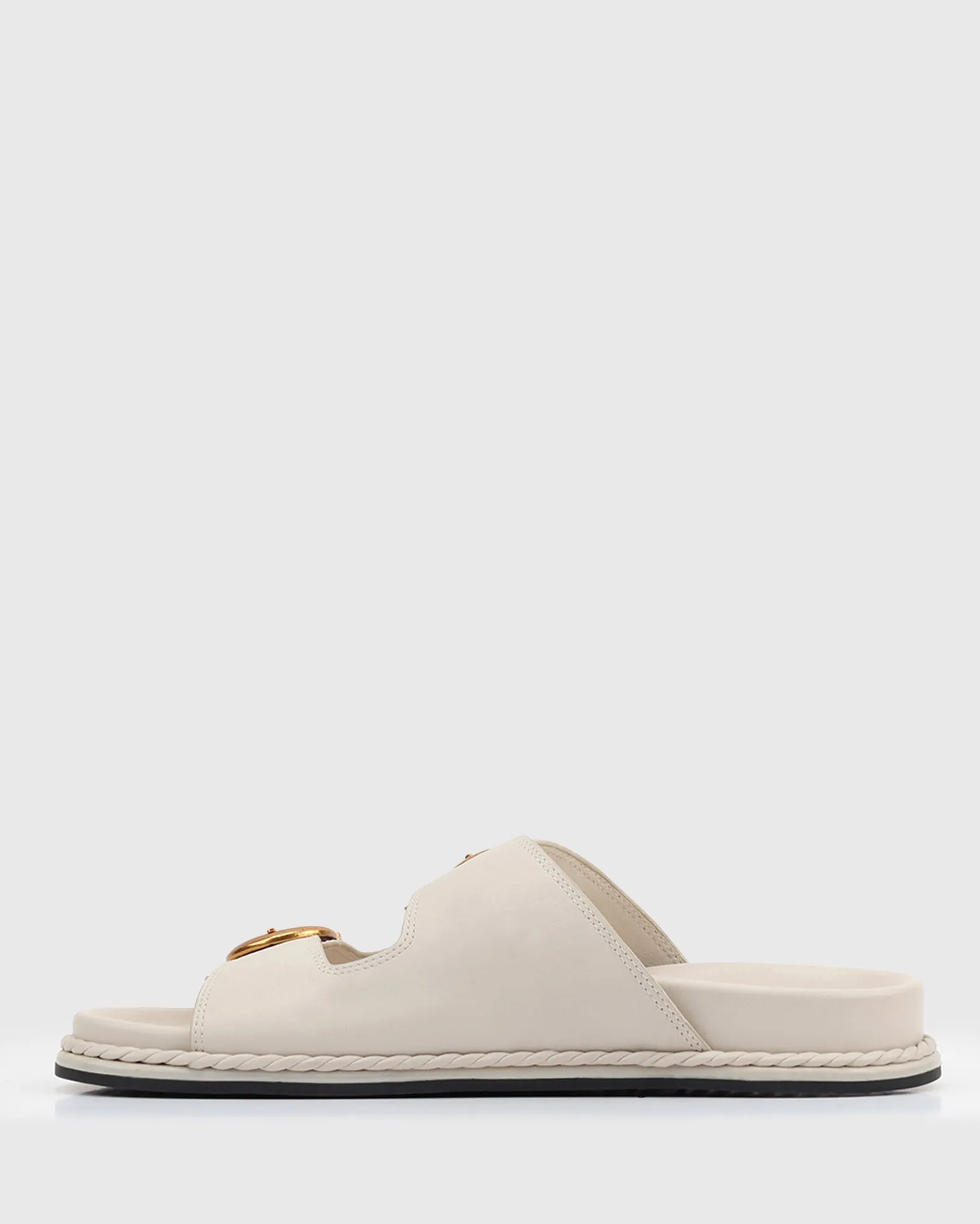 PRE-ORDER ZADIE Leather Buckle Slides