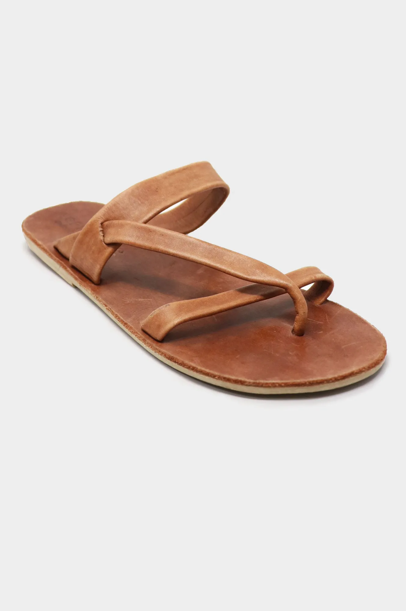 Puglia Leather Sandals | Tan