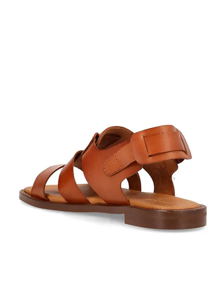 Shoedesign Copenhagen Rita Sandals in Cognac