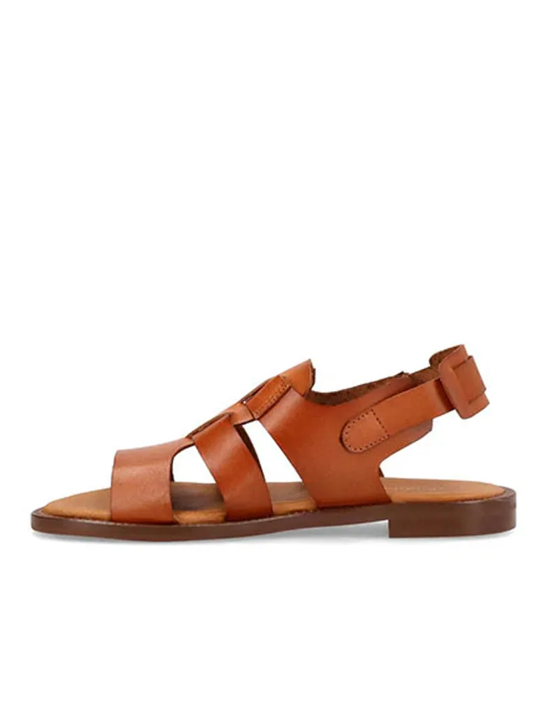 Shoedesign Copenhagen Rita Sandals in Cognac