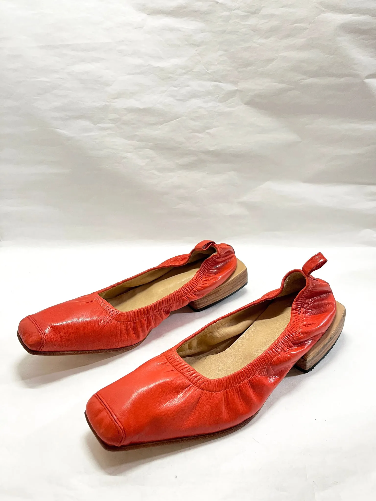 Simona Ballerina in Tomato Size 38