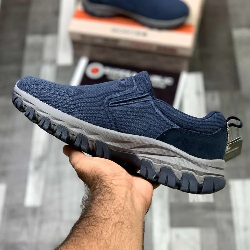 Skecherrs Dlux Trail Goodyear Sole "Navy"