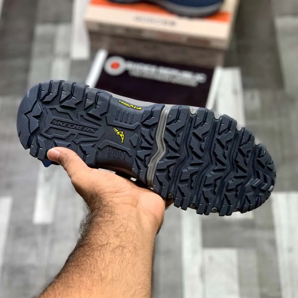 Skecherrs Dlux Trail Goodyear Sole "Navy"