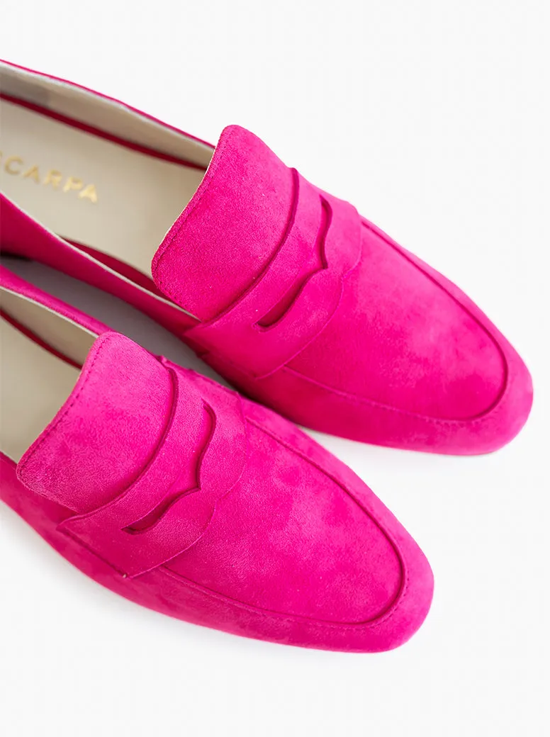 Sloan pink suede