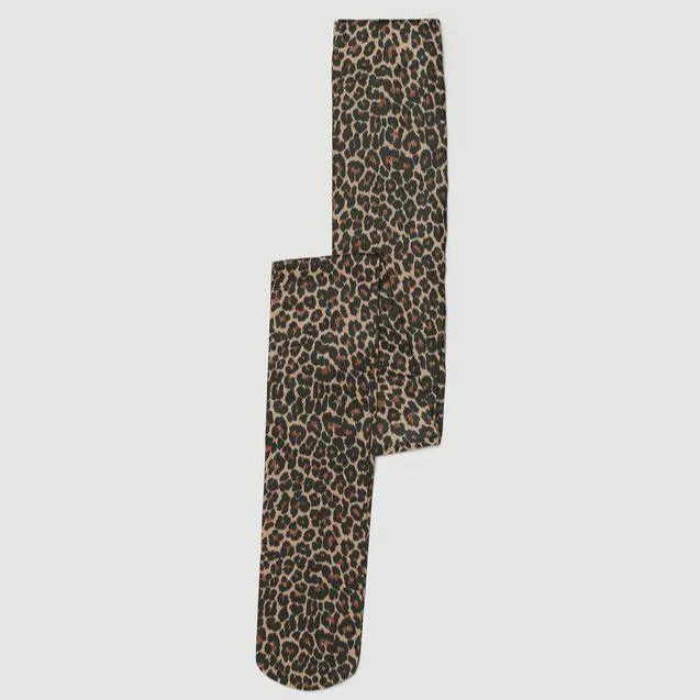 Sofia Tights: Leopard Print