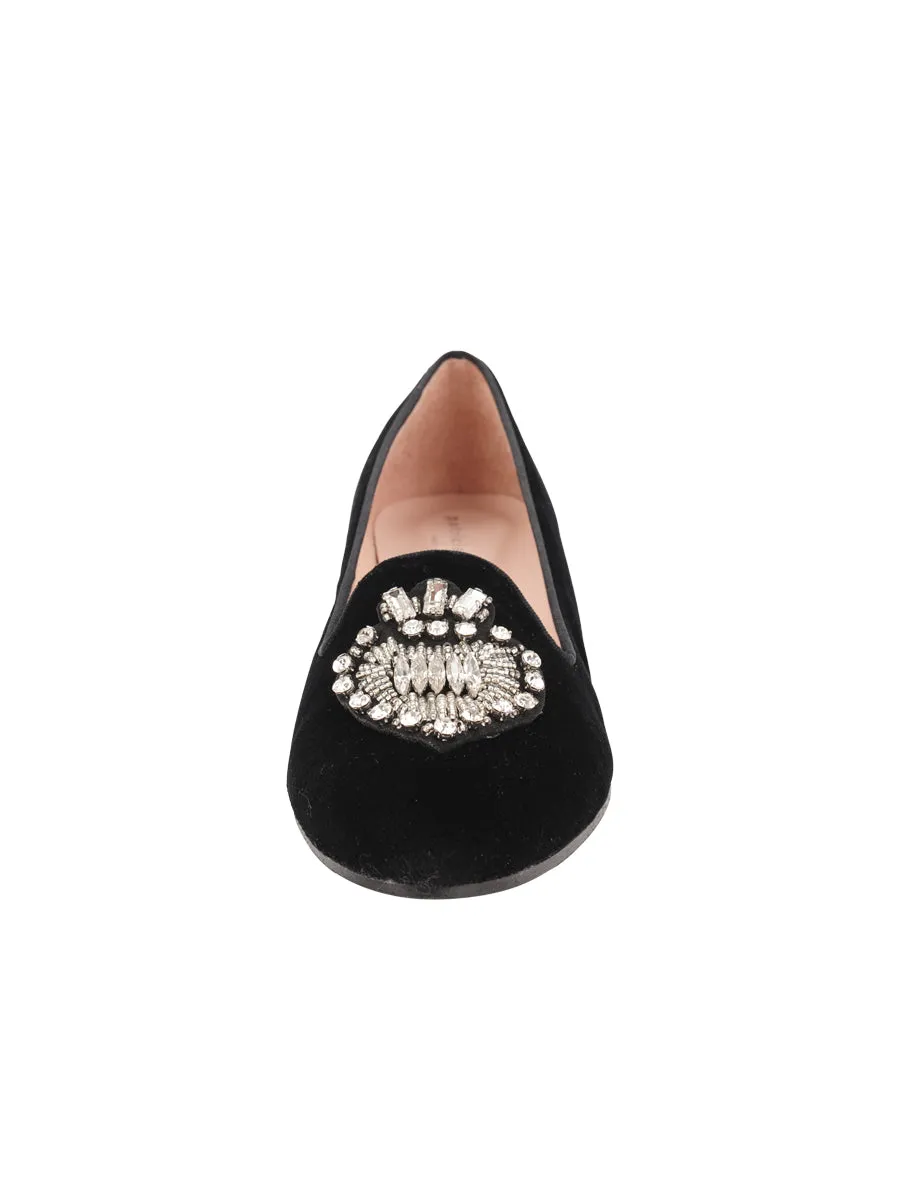 Sophia Smoking Slipper Flat