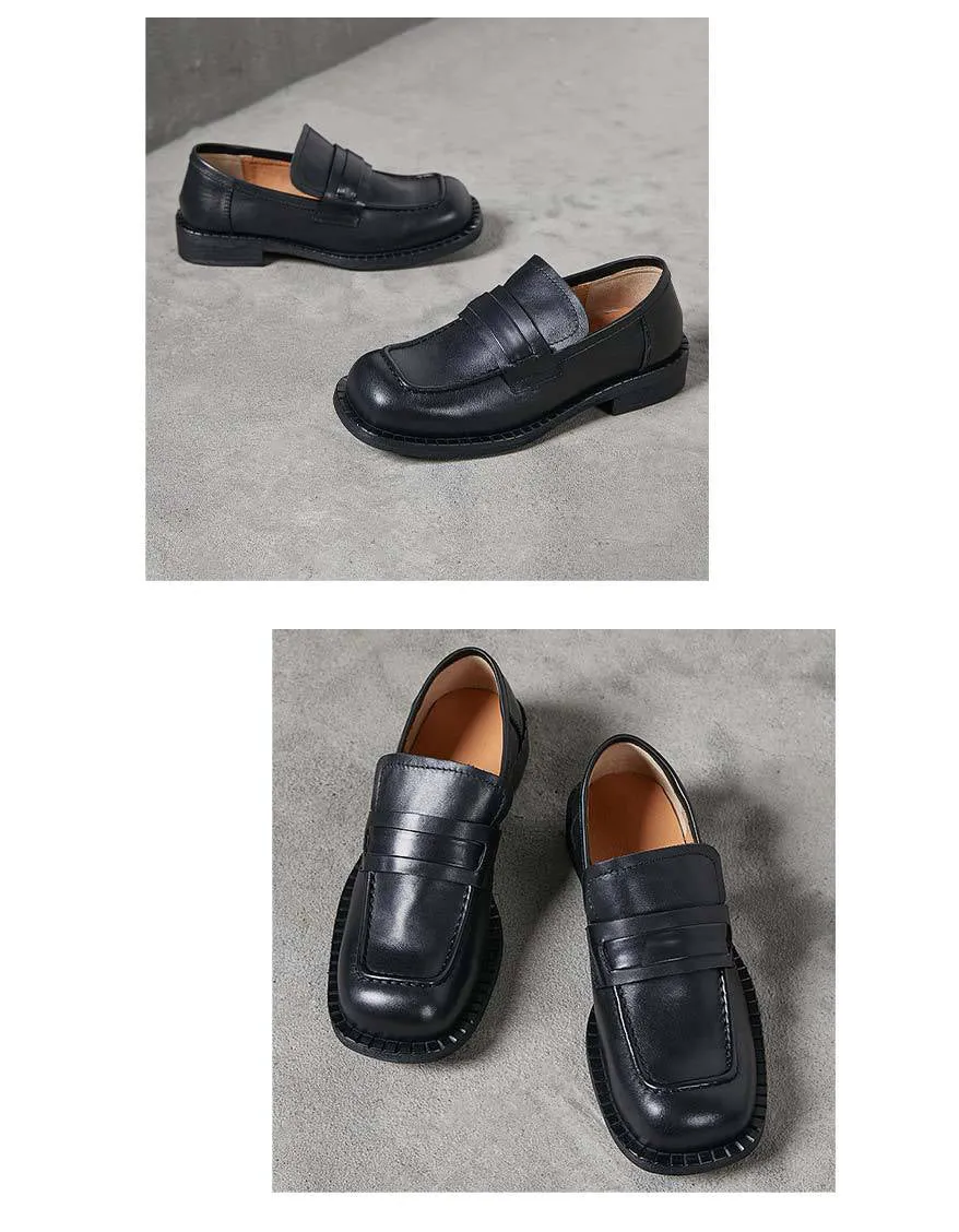 Square Head Loafers for Women