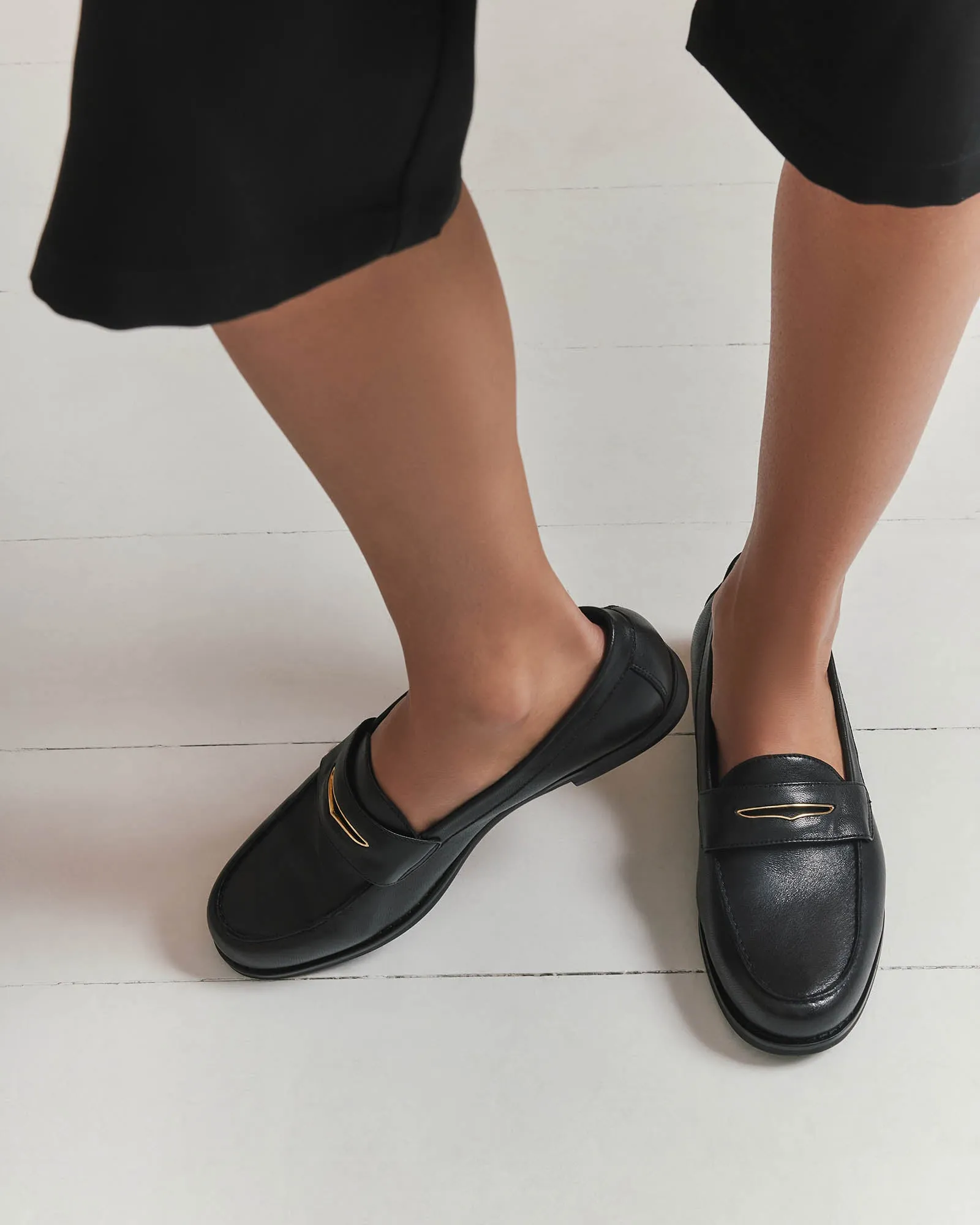 TAVI LOAFERS BLACK LEATHER