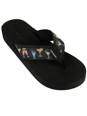 Tidewater Boardwalk Flip Flops Sip Sip Hooray