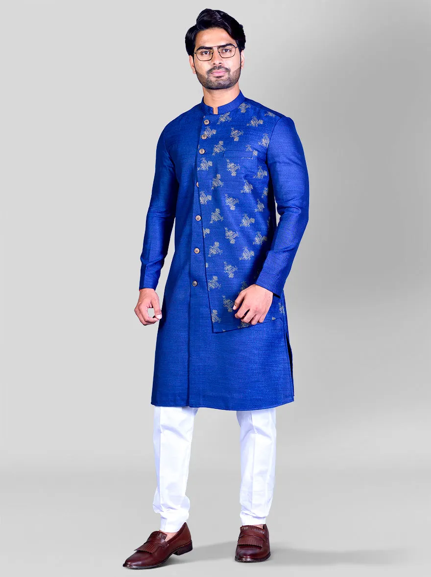 Ultramarine Blue Indowestern | Azania