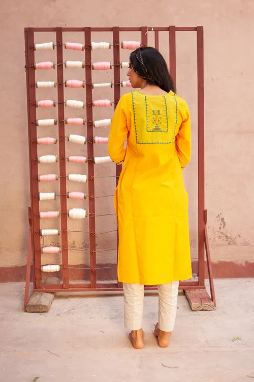 Urmul'Beryl' Classic' Kurti. 