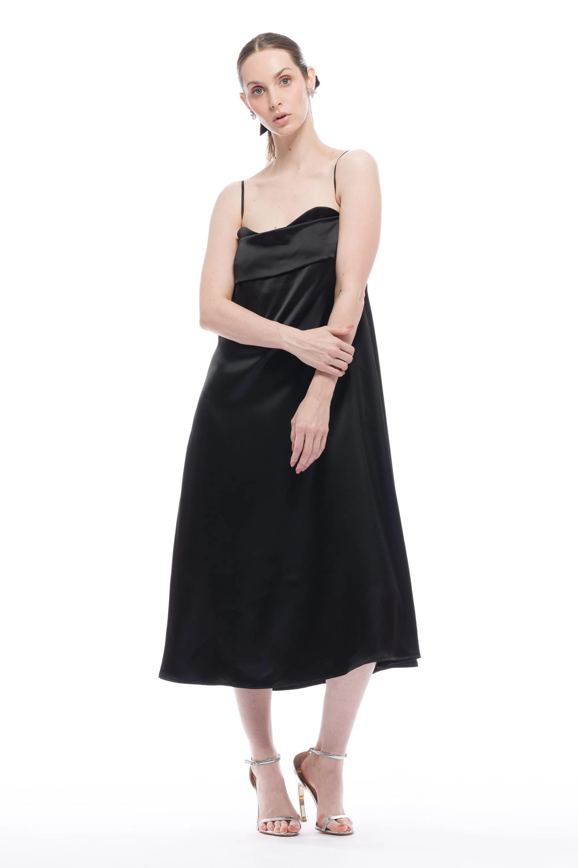 Verona Dress Long - Satin