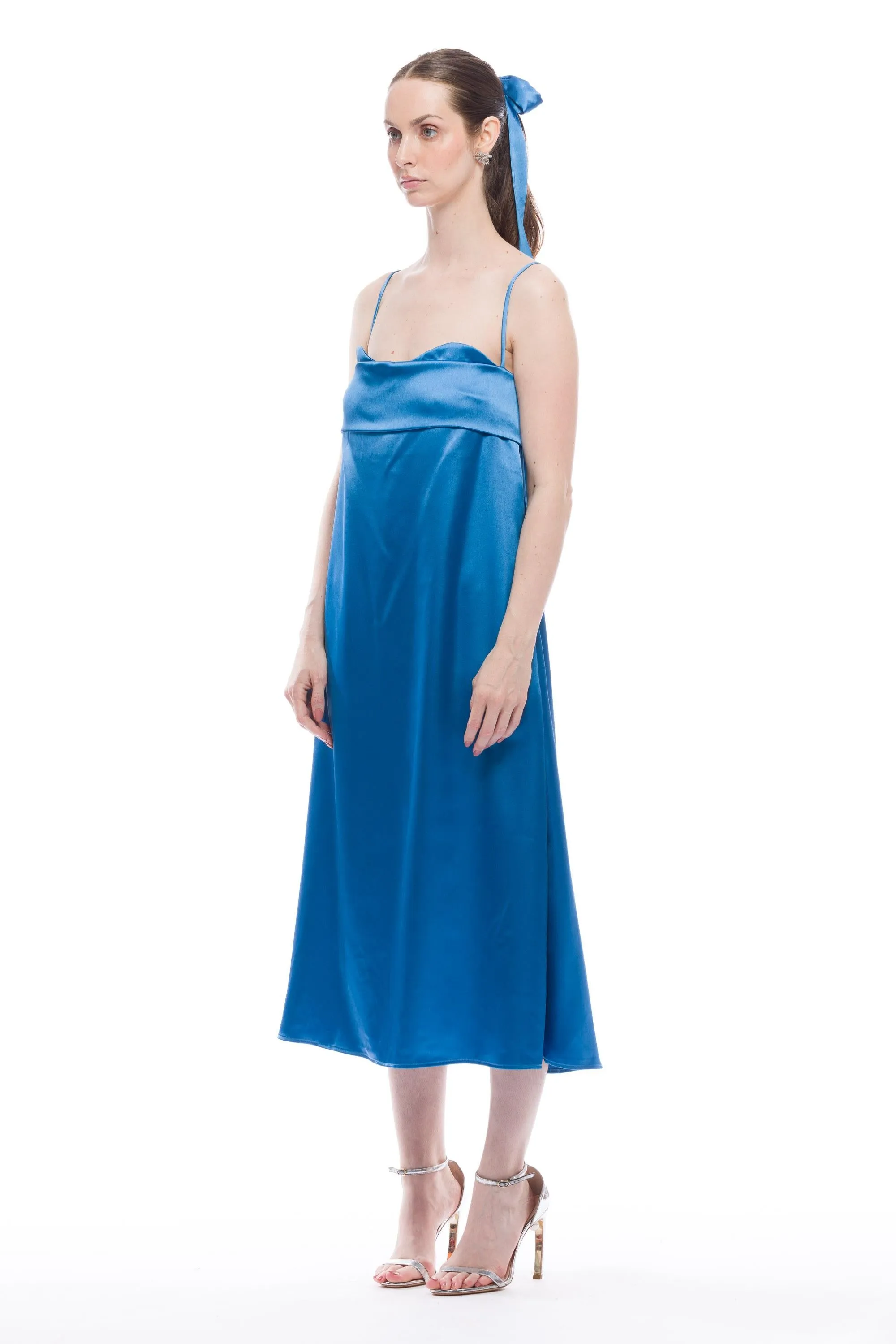 Verona Dress Long - Satin