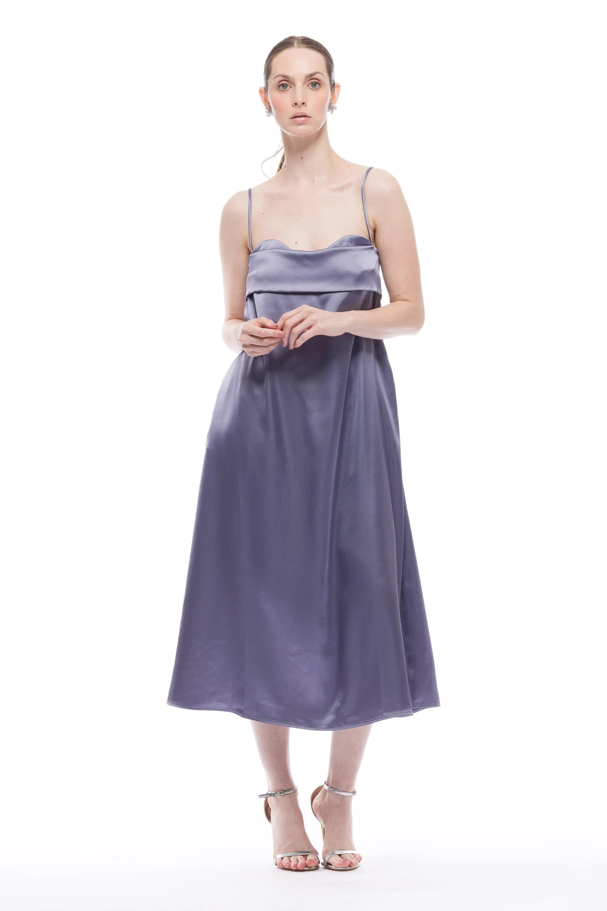 Verona Dress Long - Satin