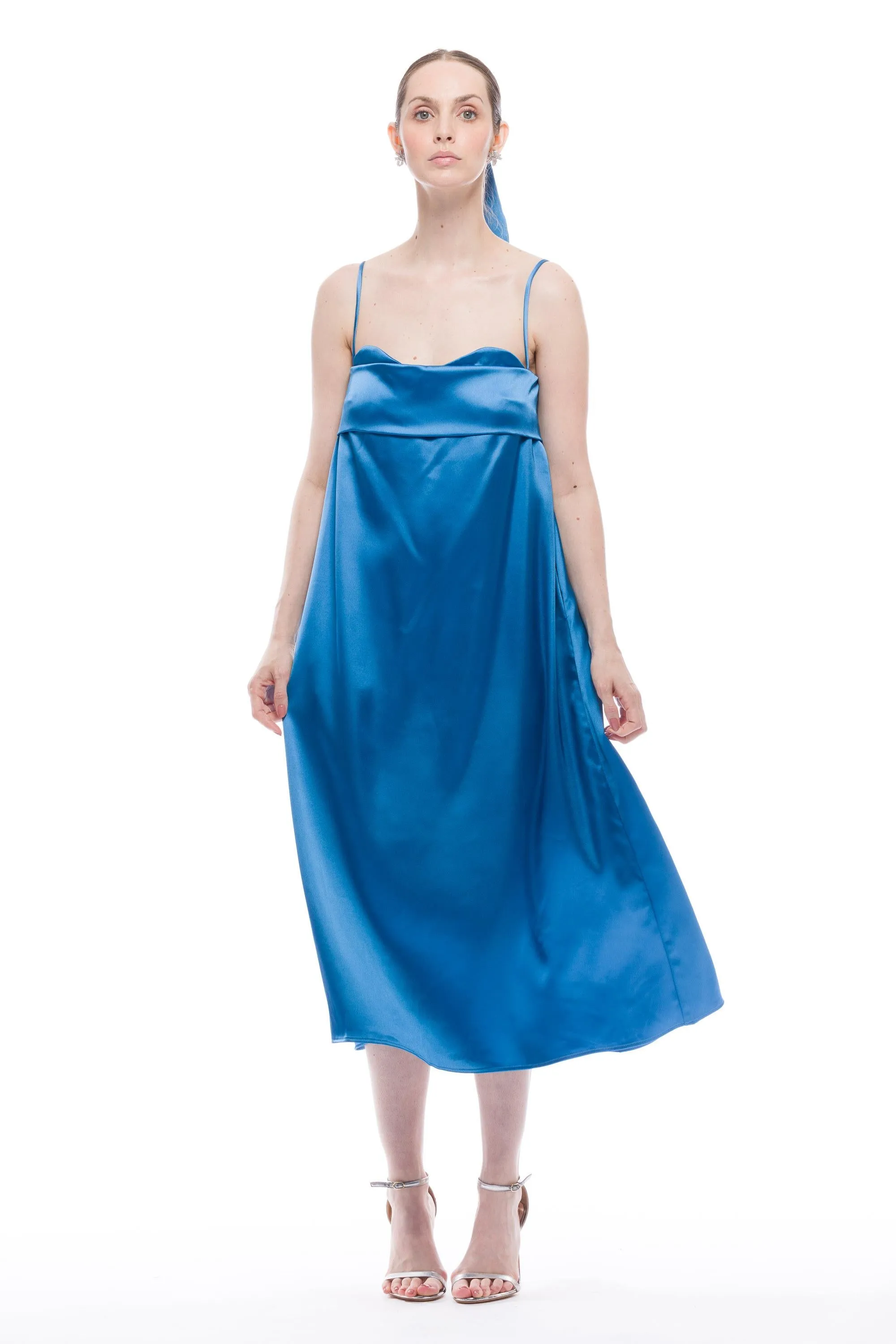 Verona Dress Long - Satin