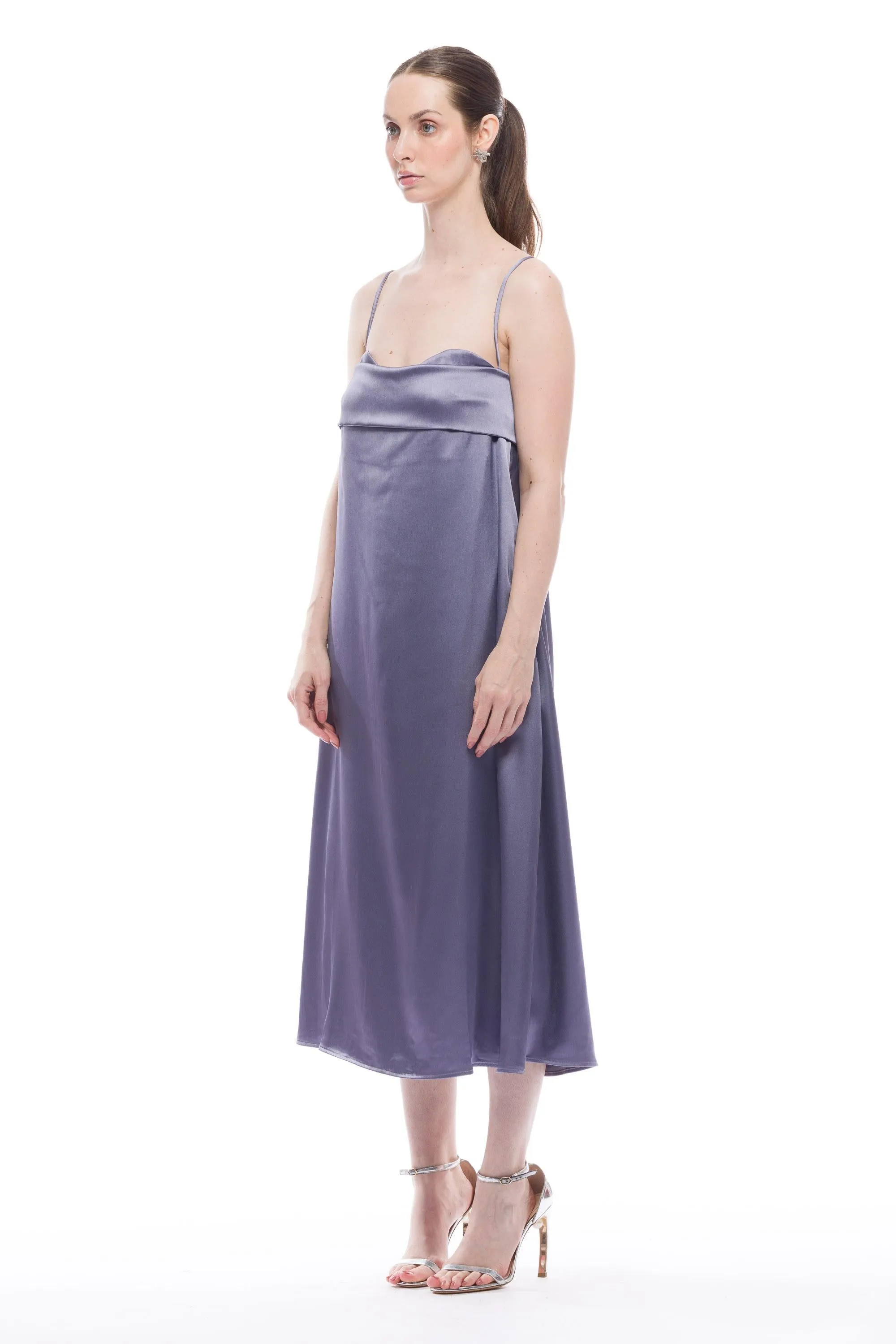 Verona Dress Long - Satin