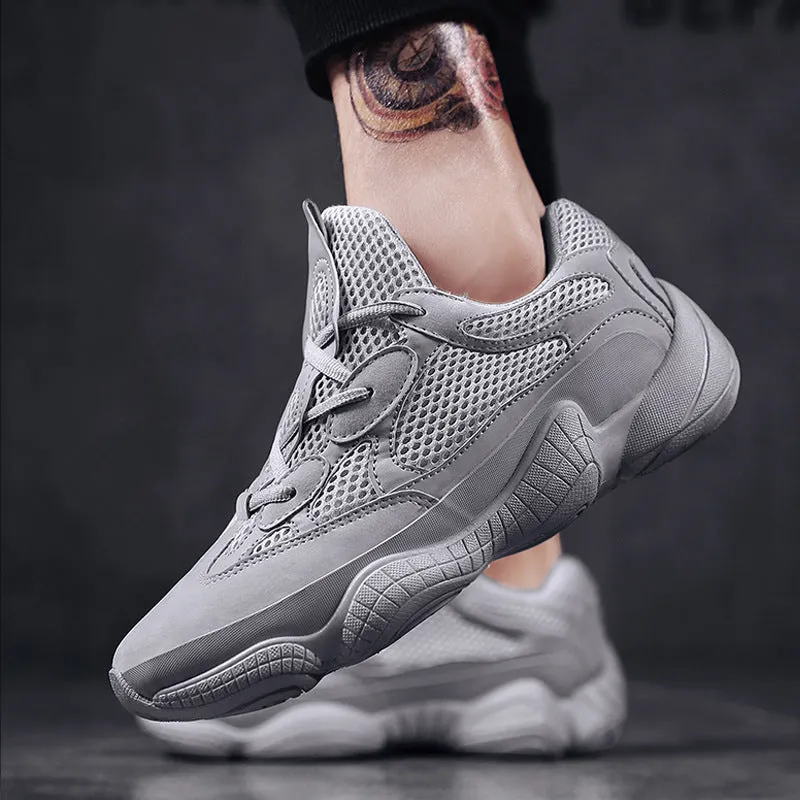 Vintage dad sneakers 2018 kanye fashion west mesh light breathable men casual shoes men sneakers zapatos hombre#500