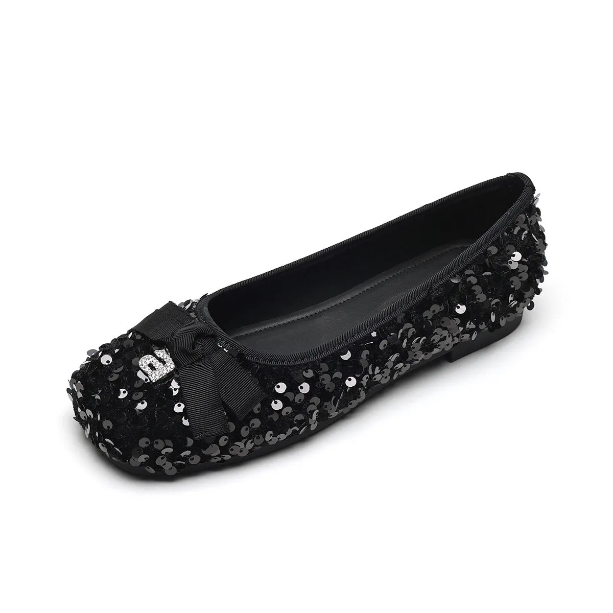 Women Fashion Glitter Soft Casual Flats Shoes