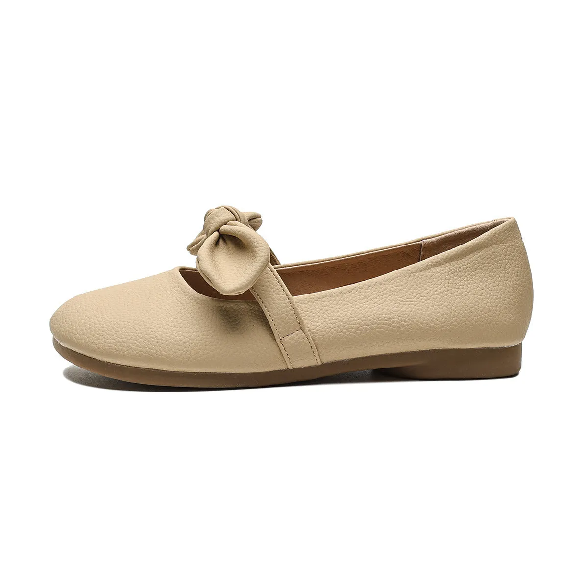 Women Minimalist Fashion Soft Leather Casual Flats