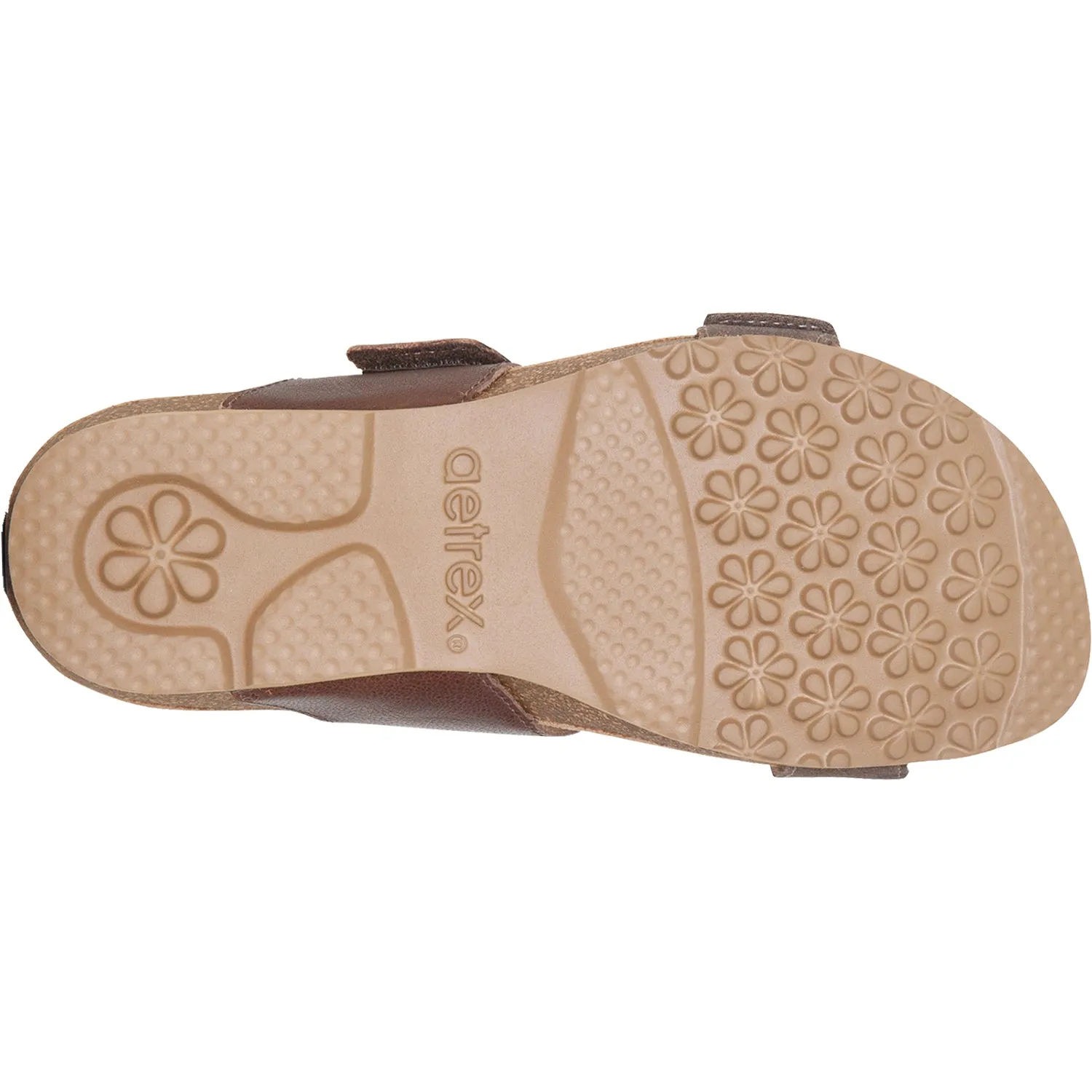 Women's Aetrex Daisy Brown Leather