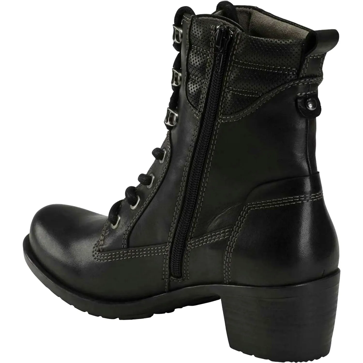 Women's Earth Anchor Black Leather