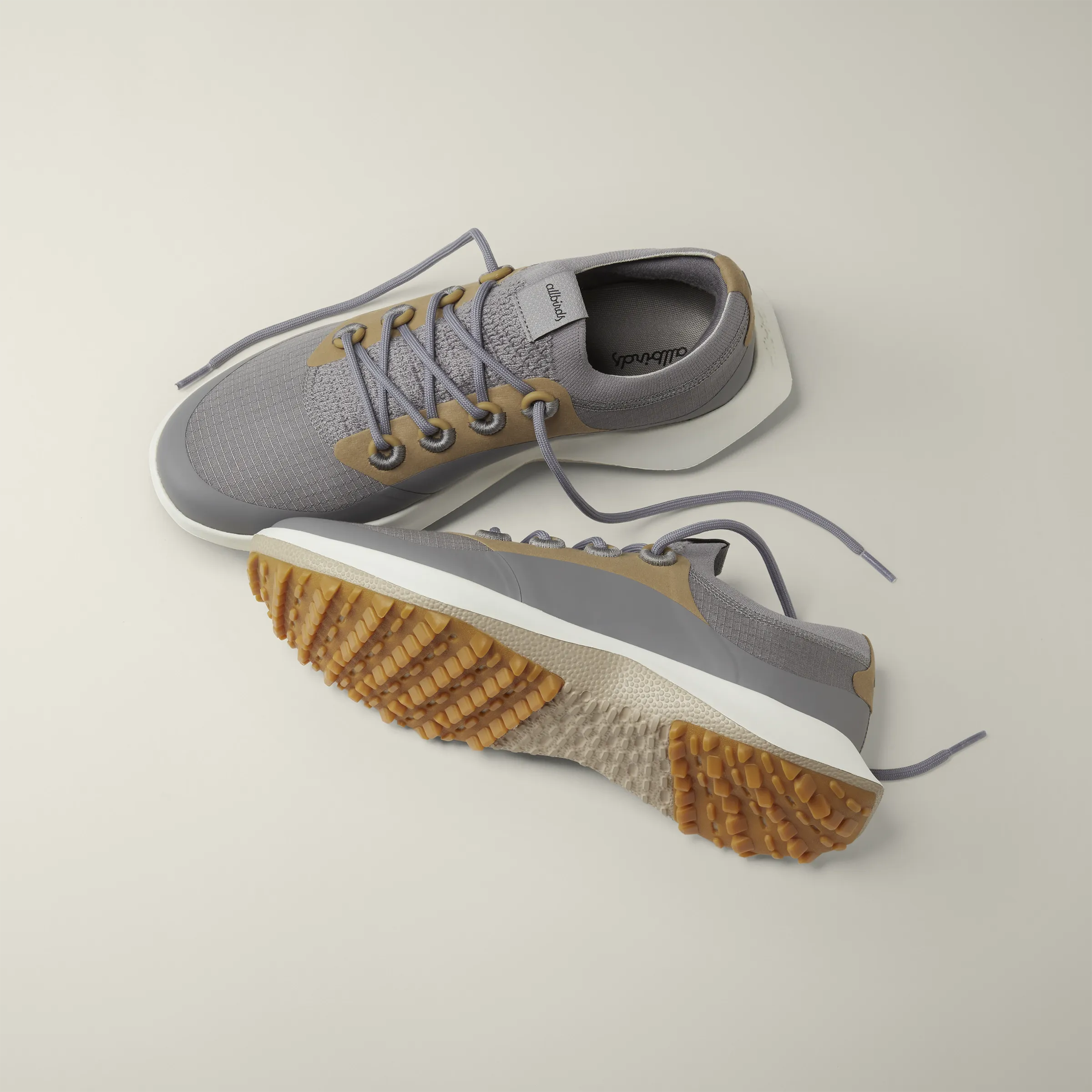 Women's Golf Dashers - Medium Grey/Rugged Beige (Blizzard Sole)