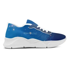 Women's Mesh Gymnastics Chunky Sneakers - Sky