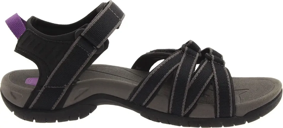 Women's Shoes Teva TIRRA Strappy Sport Sandals 4266 BLACK / GREY