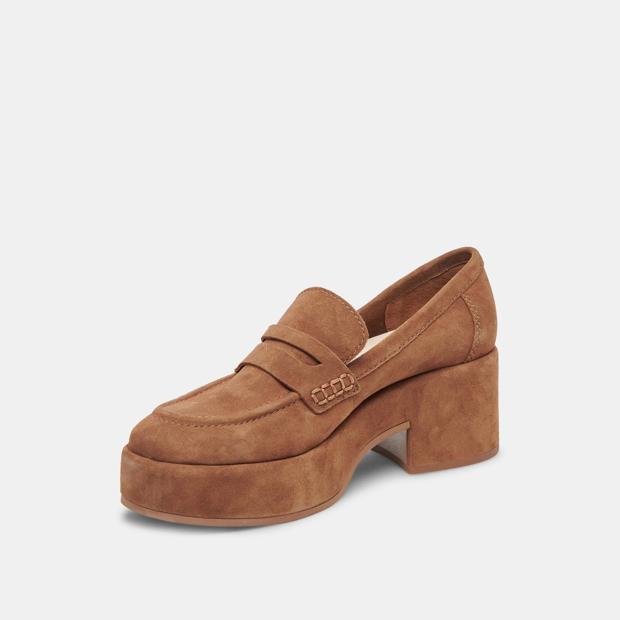 YANNI LOAFERS CHESTNUT SUEDE